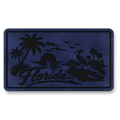 Florida Beach Sunset Patch – Leatherette Morale Patch