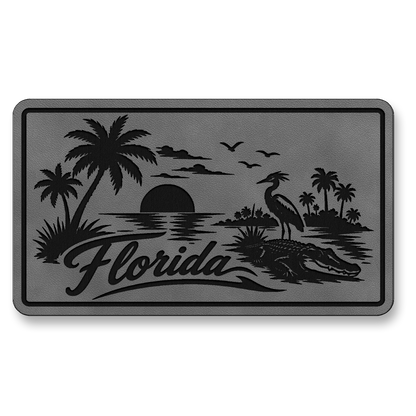 Florida Beach Sunset Patch – Leatherette Morale Patch