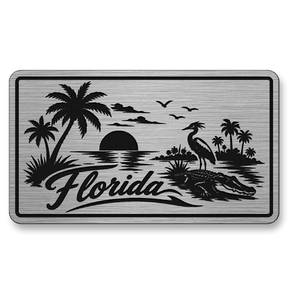 Florida Beach Sunset Patch – Leatherette Morale Patch