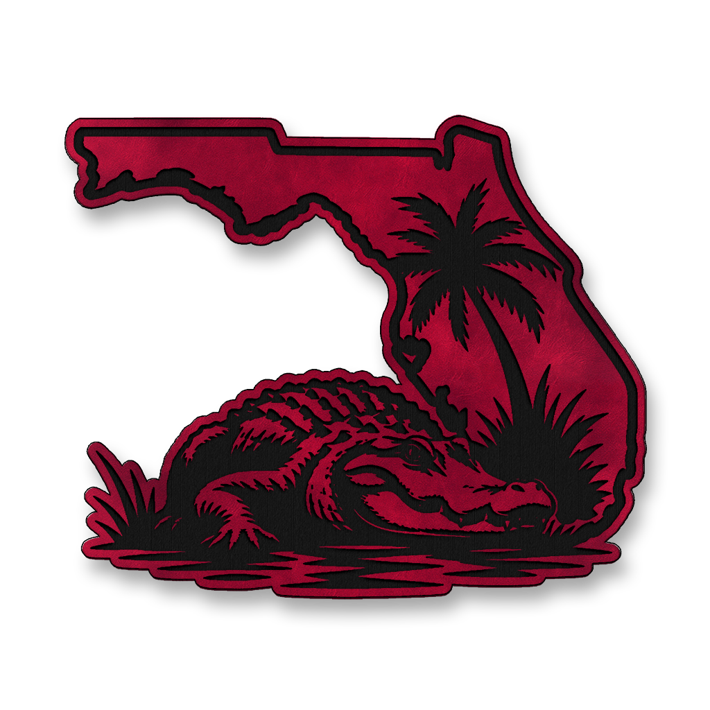 Florida Gator State Patch – Leatherette Morale Patch