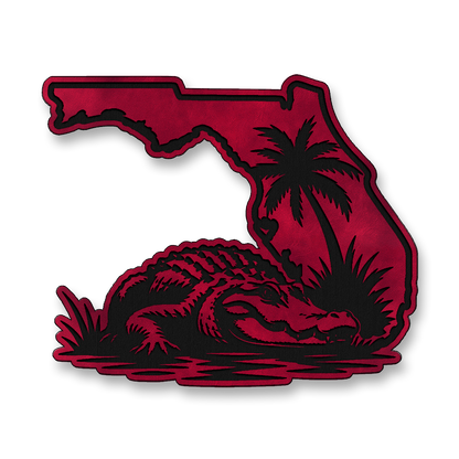 Florida Gator State Patch – Leatherette Morale Patch