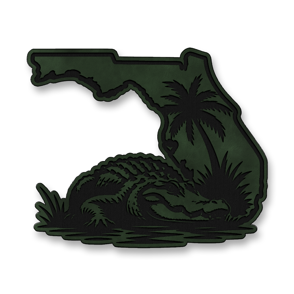 Florida Gator State Patch – Leatherette Morale Patch