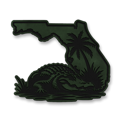 Florida Gator State Patch – Leatherette Morale Patch