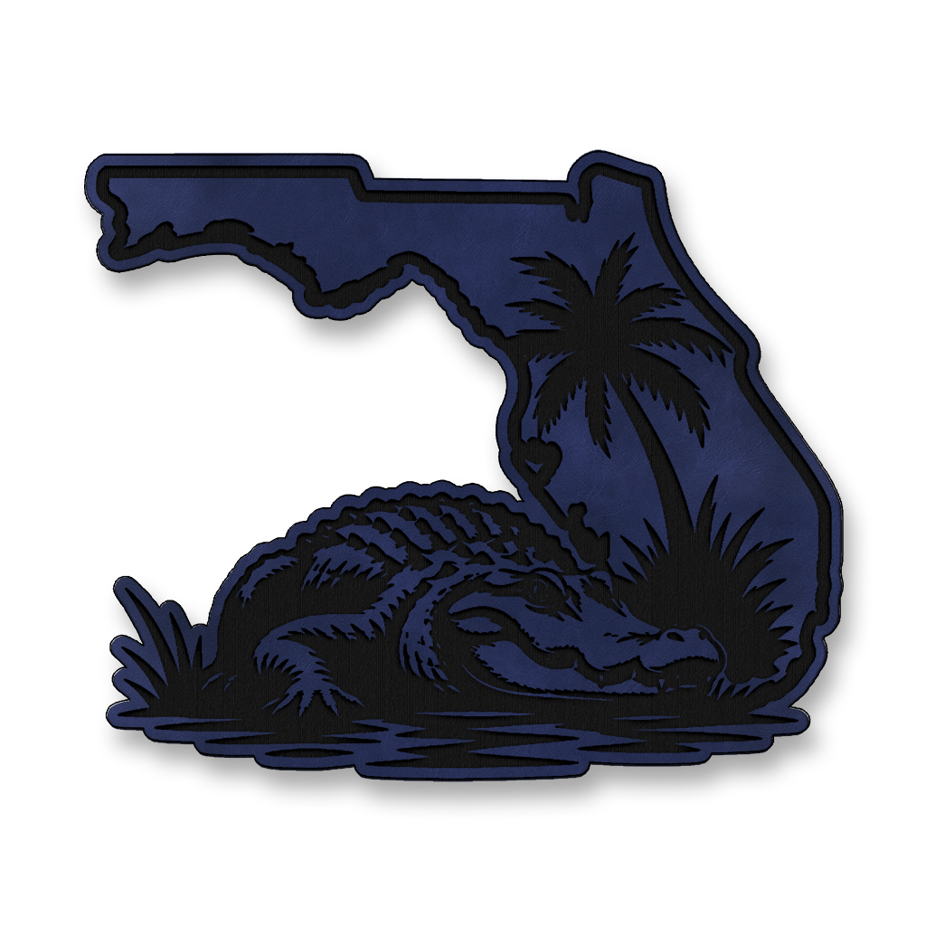 Florida Gator State Patch – Leatherette Morale Patch