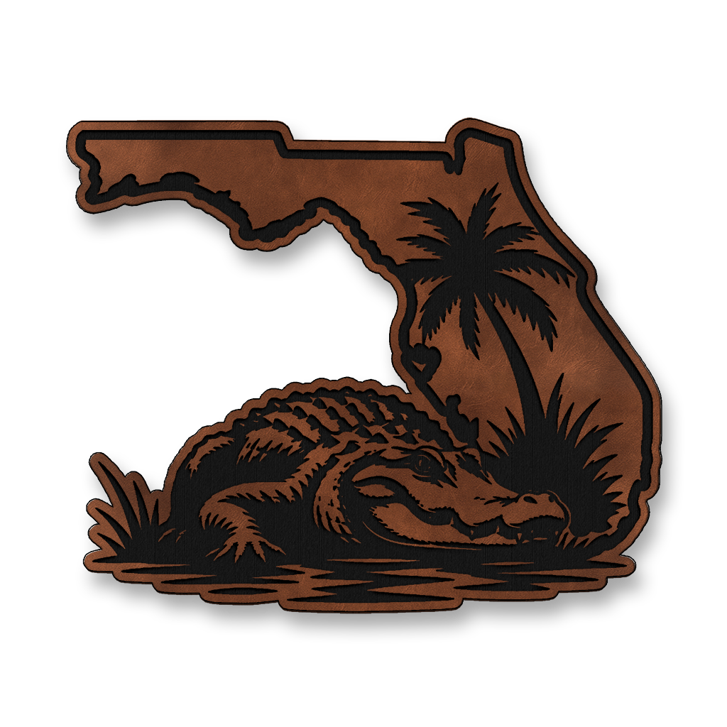 Florida Gator State Patch – Leatherette Morale Patch