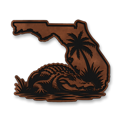 Florida Gator State Patch – Leatherette Morale Patch
