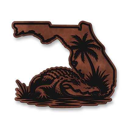 Florida Gator State Patch – Leatherette Morale Patch