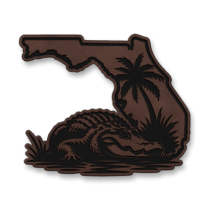 Florida Gator State Patch – Leatherette Morale Patch