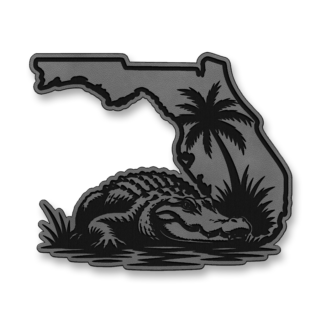Florida Gator State Patch – Leatherette Morale Patch