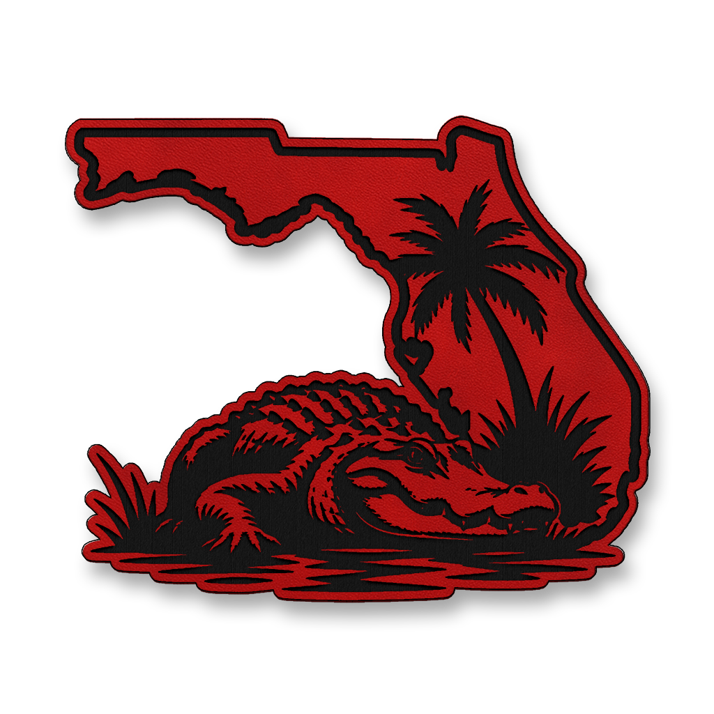 Florida Gator State Patch – Leatherette Morale Patch