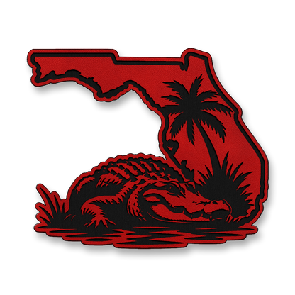 Florida Gator State Patch – Leatherette Morale Patch