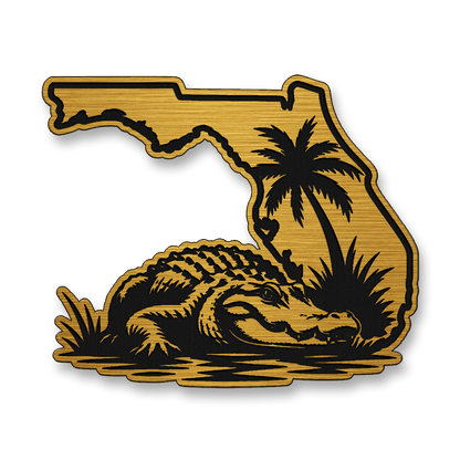 Florida Gator State Patch – Leatherette Morale Patch