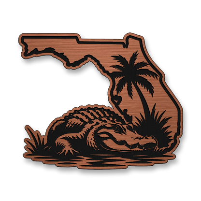 Florida Gator State Patch – Leatherette Morale Patch