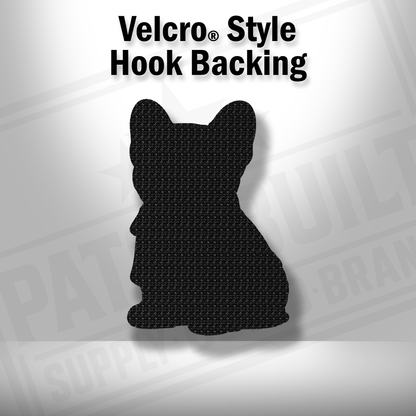 Beach Dog Frenchie Patch – Leatherette Morale Patch