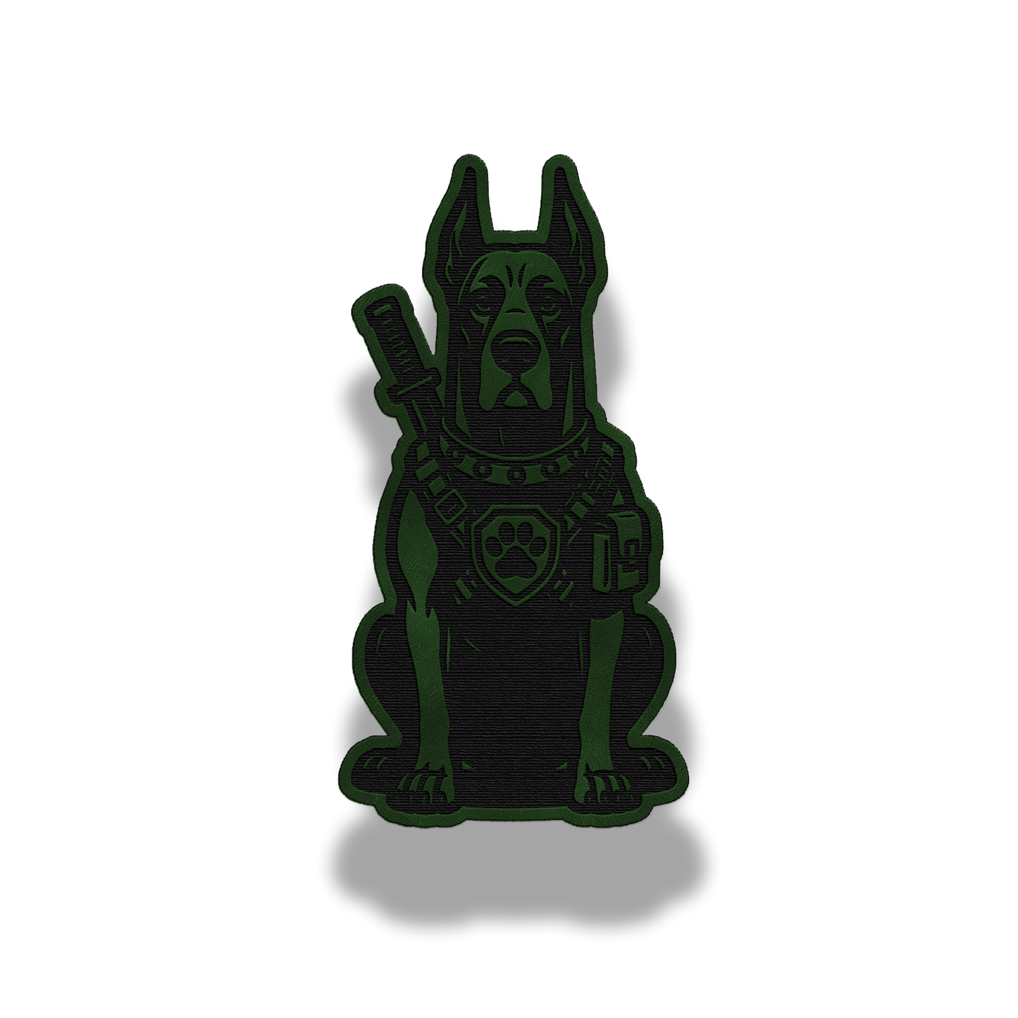 Tactical Great Dane Dog Patch – Leatherette Morale Patch