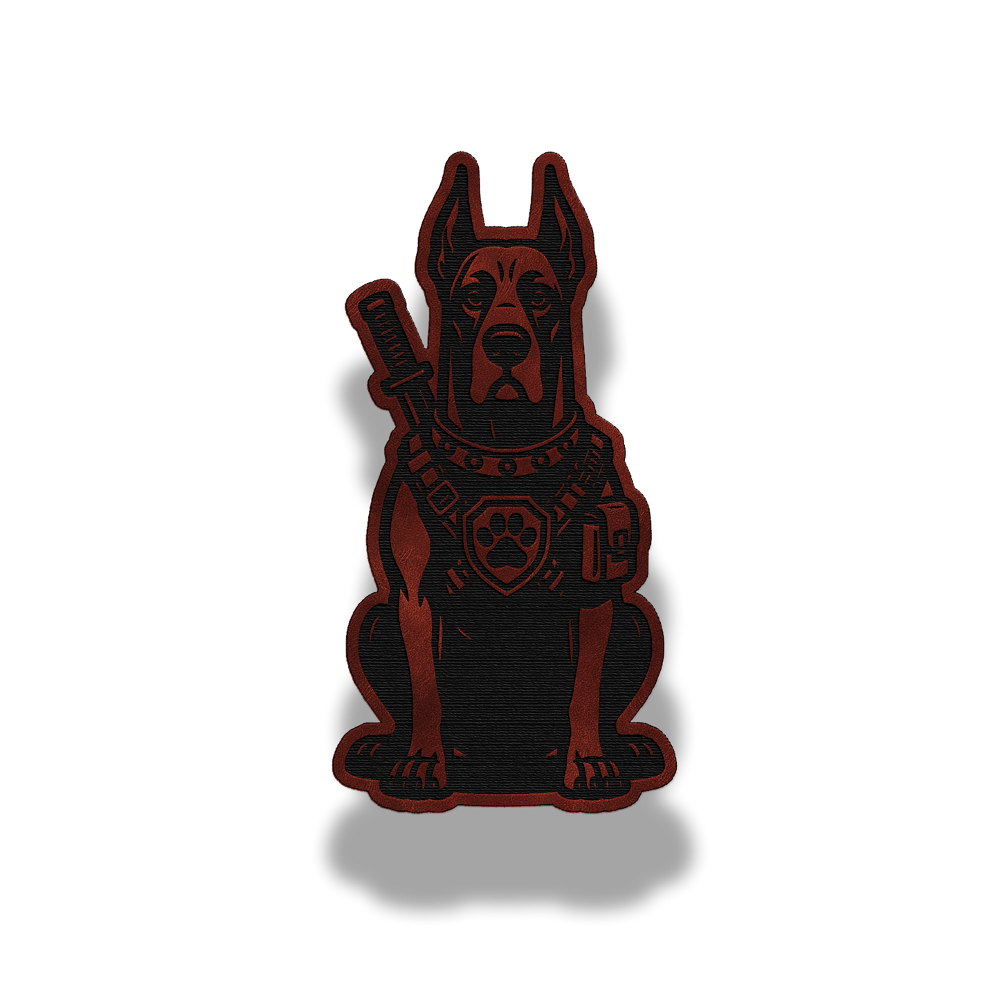 Tactical Great Dane Dog Patch – Leatherette Morale Patch