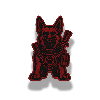 Tactical K9 Dog Patch – Leatherette Morale Patch