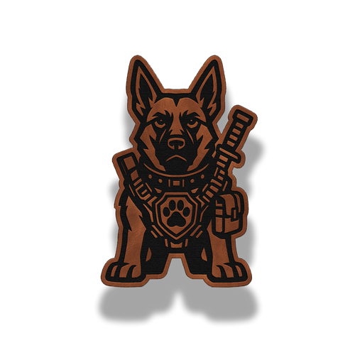 Tactical K9 Dog Patch – Leatherette Morale Patch