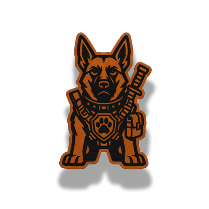 Tactical K9 Dog Patch – Leatherette Morale Patch