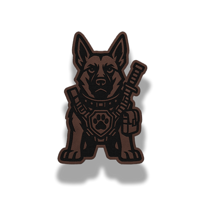 Tactical K9 Dog Patch – Leatherette Morale Patch