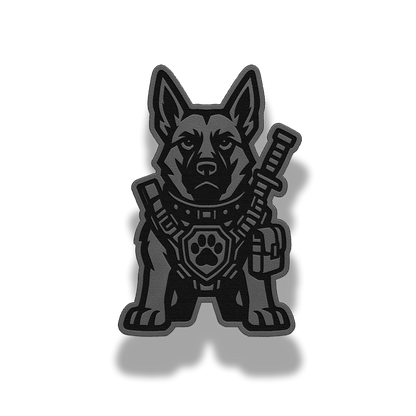 Tactical K9 Dog Patch – Leatherette Morale Patch