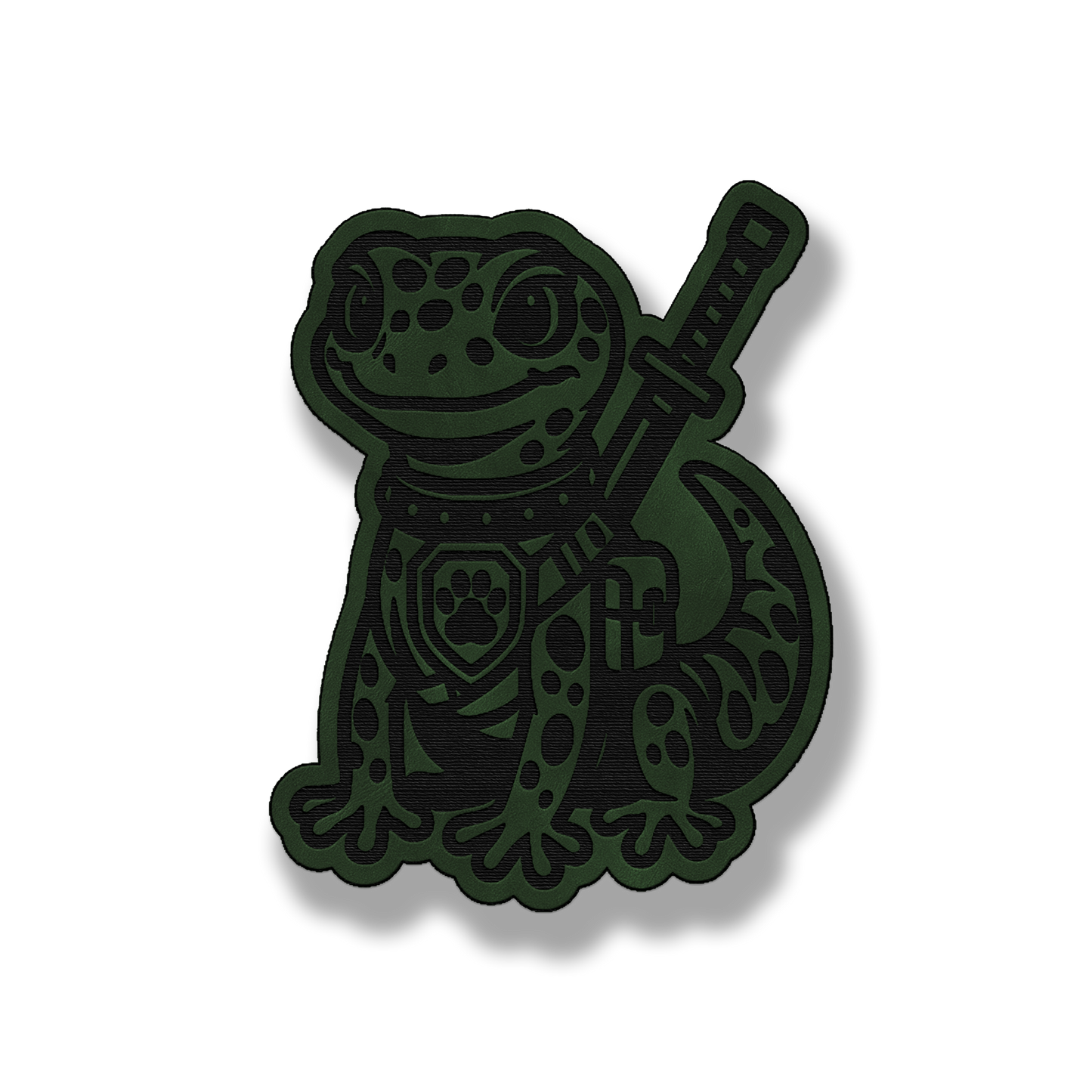 Tactical Gecko Patch – Leatherette Morale Patch
