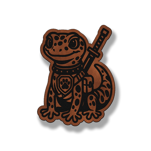 Tactical Gecko Patch – Leatherette Morale Patch