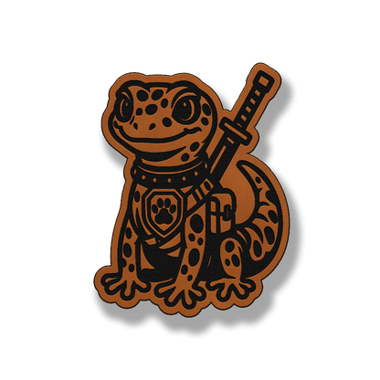 Tactical Gecko Patch – Leatherette Morale Patch