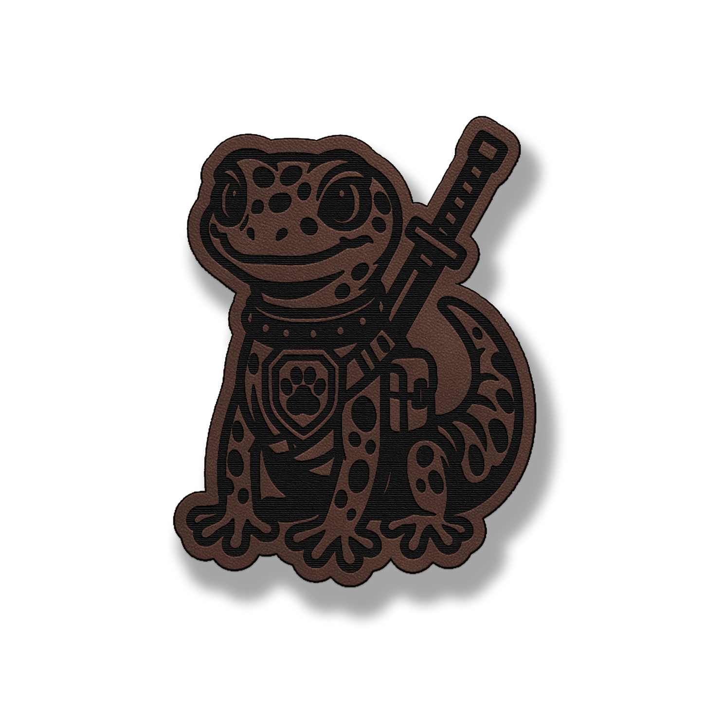 Tactical Gecko Patch – Leatherette Morale Patch