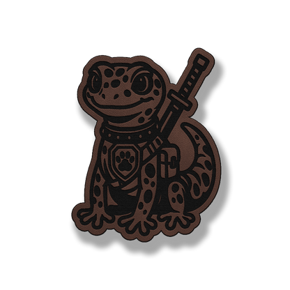 Tactical Gecko Patch – Leatherette Morale Patch