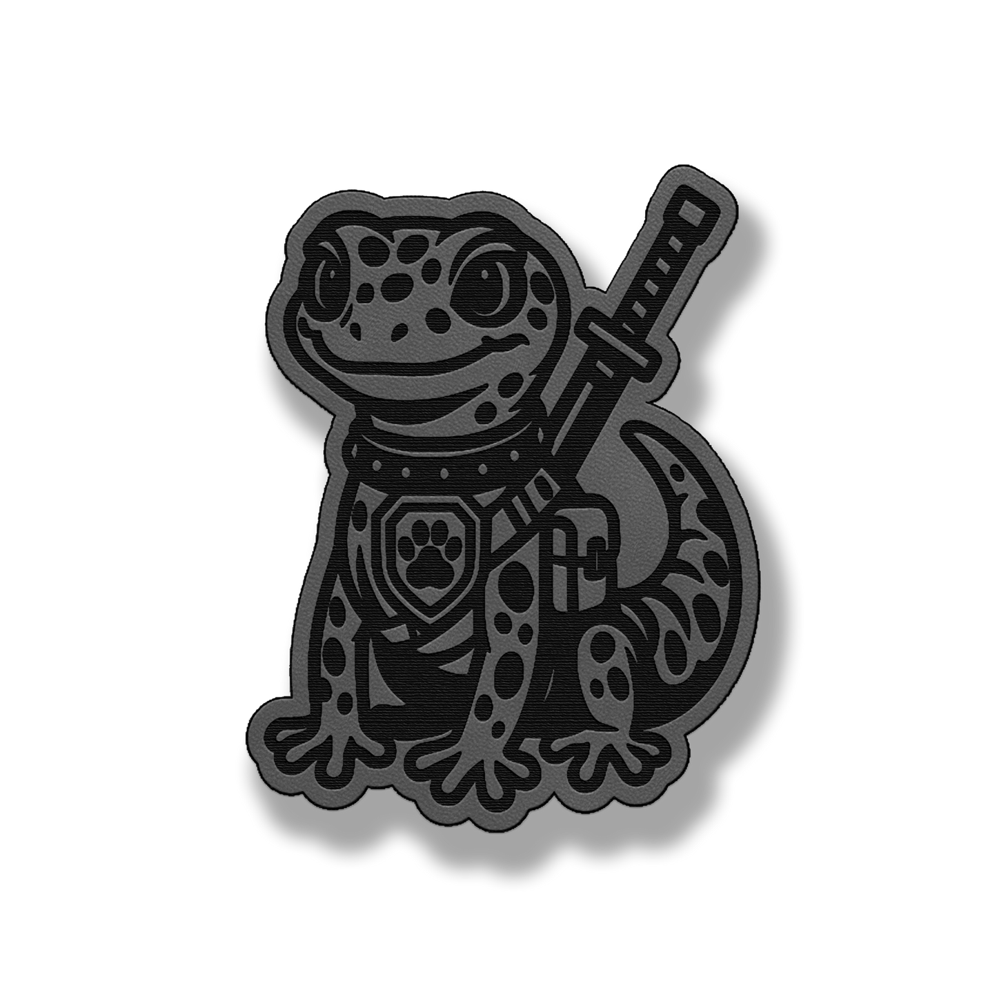 Tactical Gecko Patch – Leatherette Morale Patch
