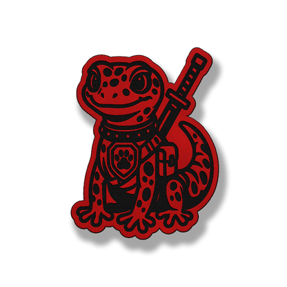 Tactical Gecko Patch – Leatherette Morale Patch