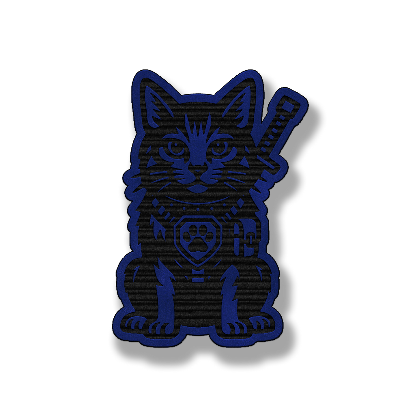 Tactical Cat Patch – Leatherette Morale Patch