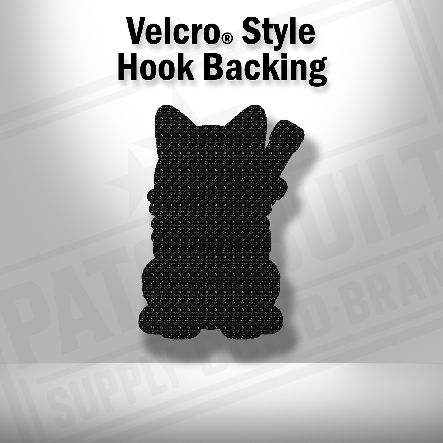 Tactical Cat Patch – Leatherette Morale Patch