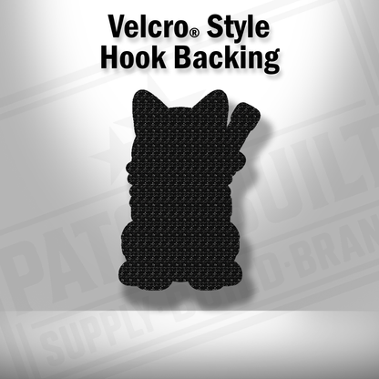 Tactical Cat Patch – Leatherette Morale Patch