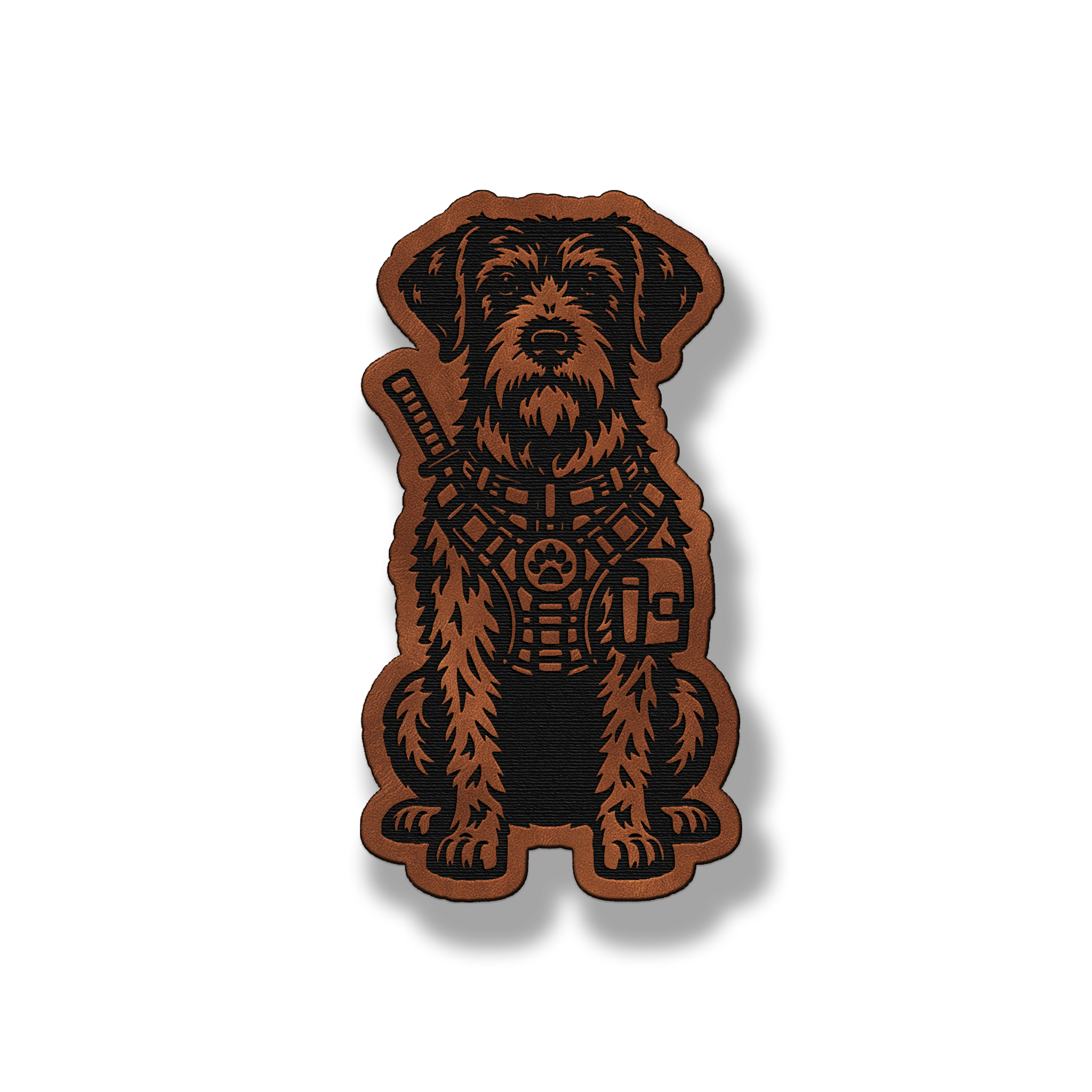 Tactical German Wirehaired Pointer Dog – Leatherette Morale Patch ...