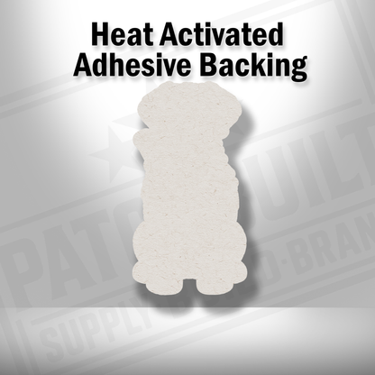 Tactical German Wirehaired Pointer Dog – Leatherette Morale Patch