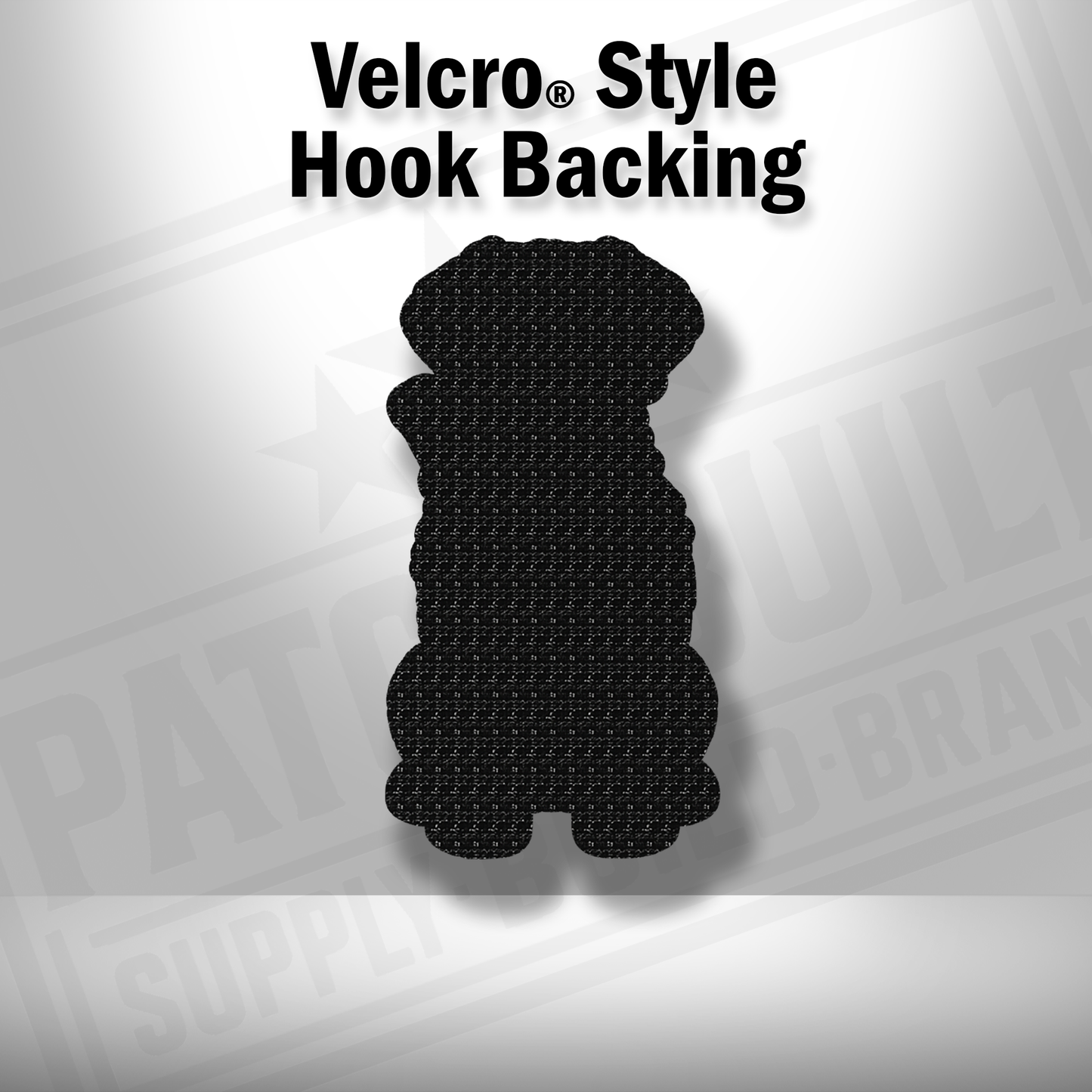 Tactical German Wirehaired Pointer Dog – Leatherette Morale Patch