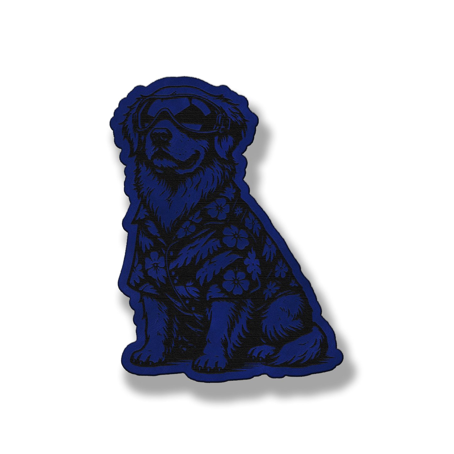 Beach Dog Golden Retriever Patch – Leatherette Morale Patch