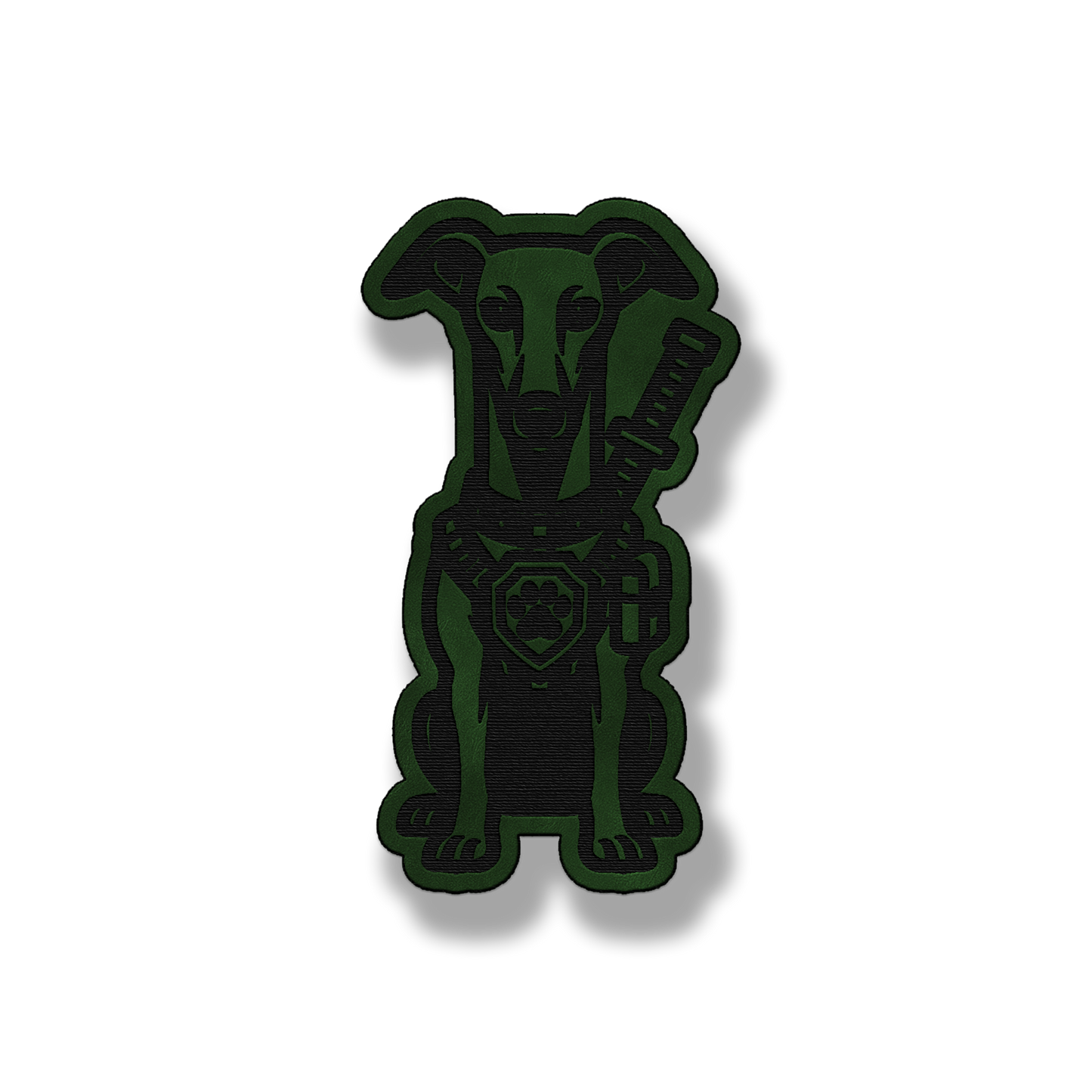Tactical Greyhound Dog Patch – Leatherette Morale Patch