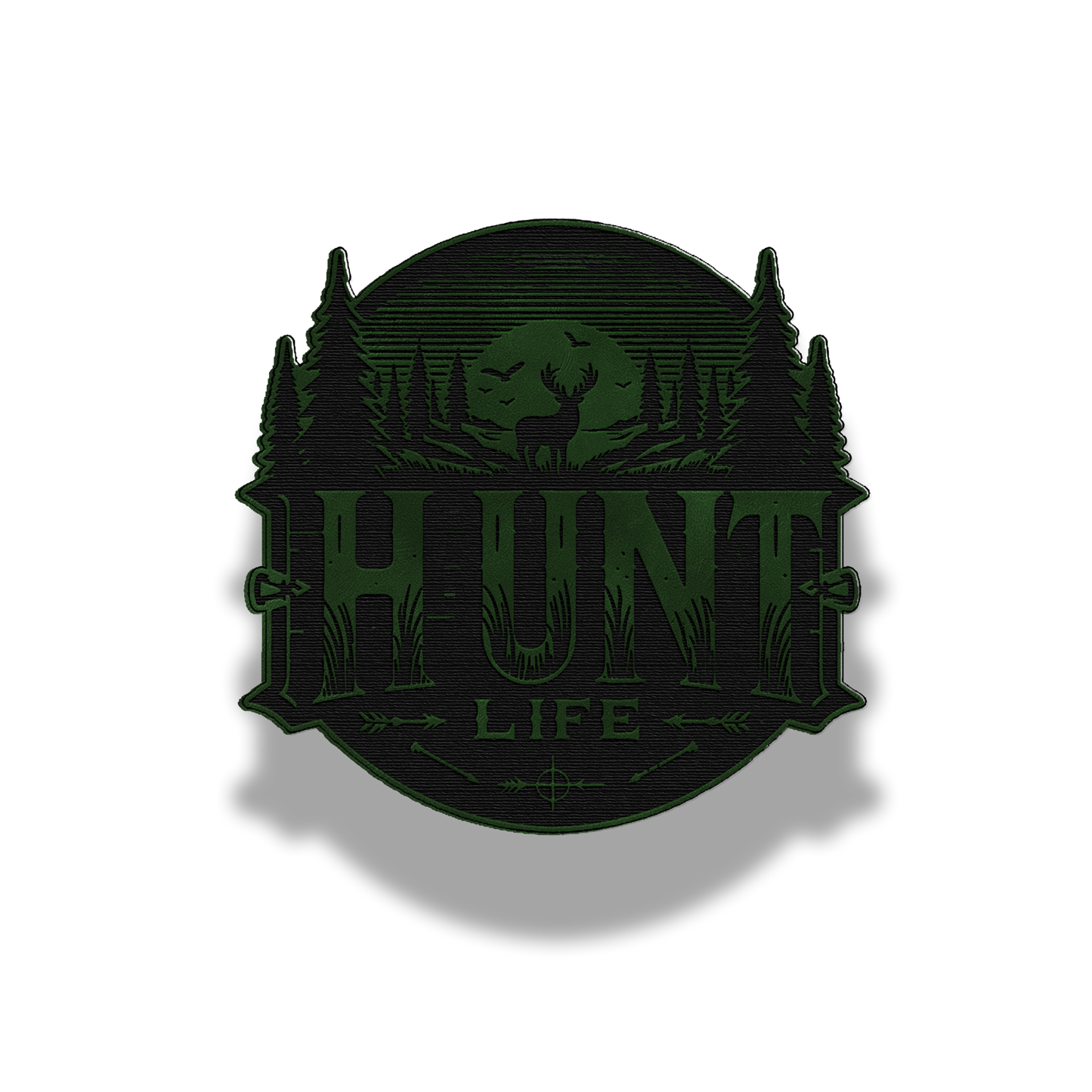 Hunt Life – Leatherette Patch