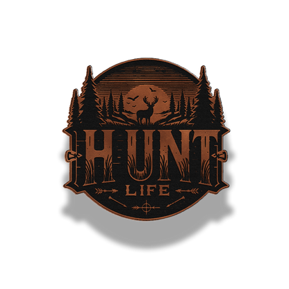 Hunt Life – Leatherette Patch