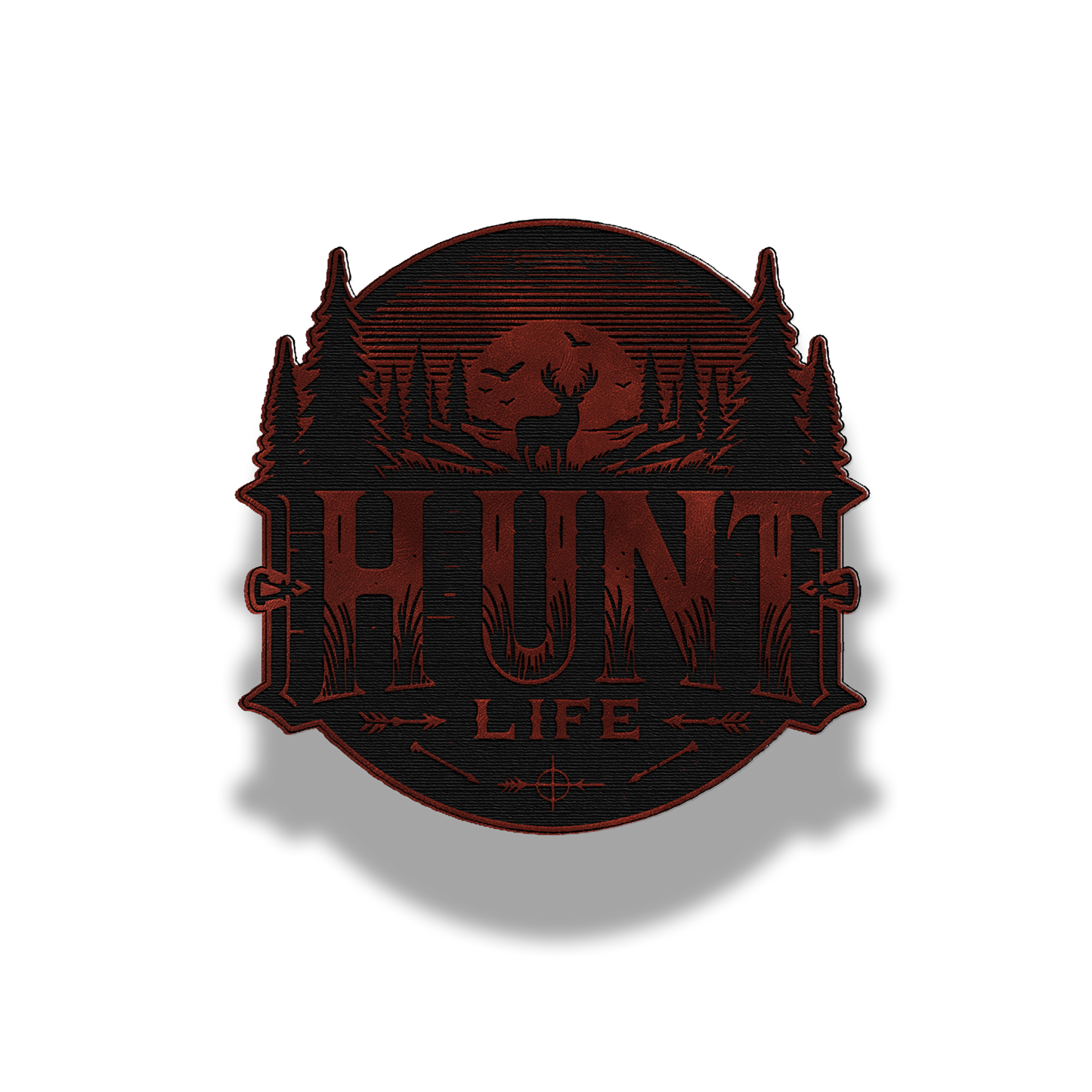 Hunt Life – Leatherette Patch