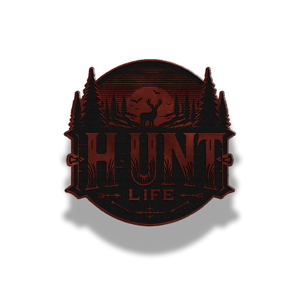 Hunt Life – Leatherette Patch