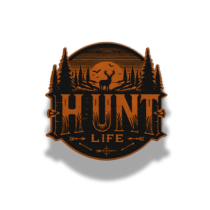 Hunt Life – Leatherette Patch