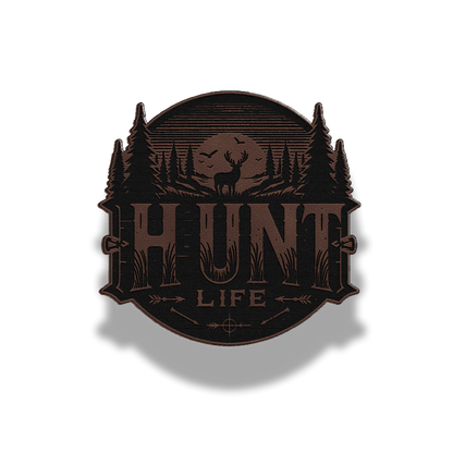 Hunt Life – Leatherette Patch