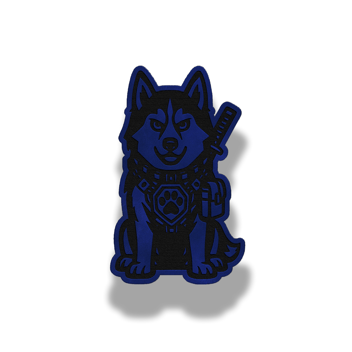 Tactical Husky Dog Patch – Leatherette Morale Patch