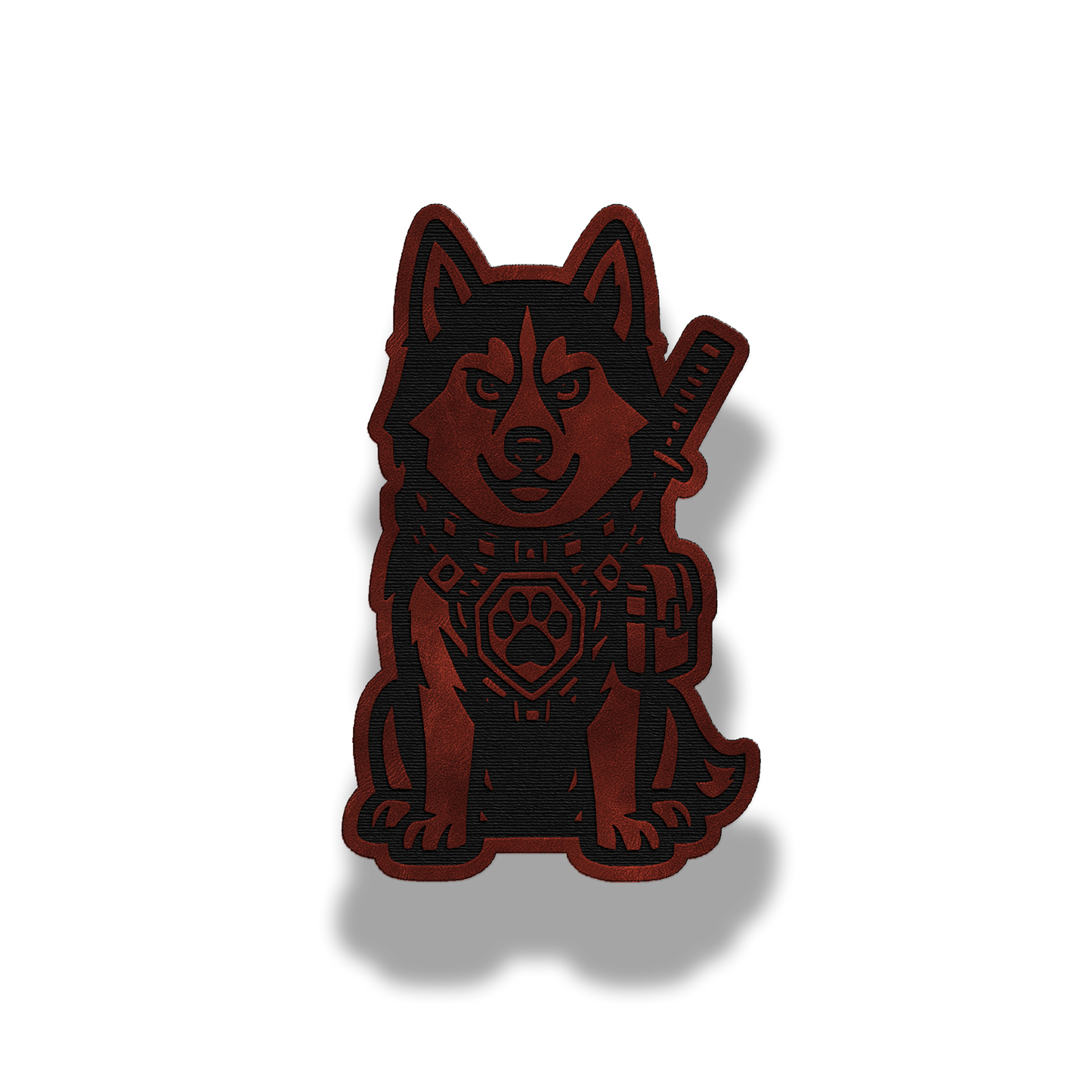 Tactical Husky Dog Patch – Leatherette Morale Patch