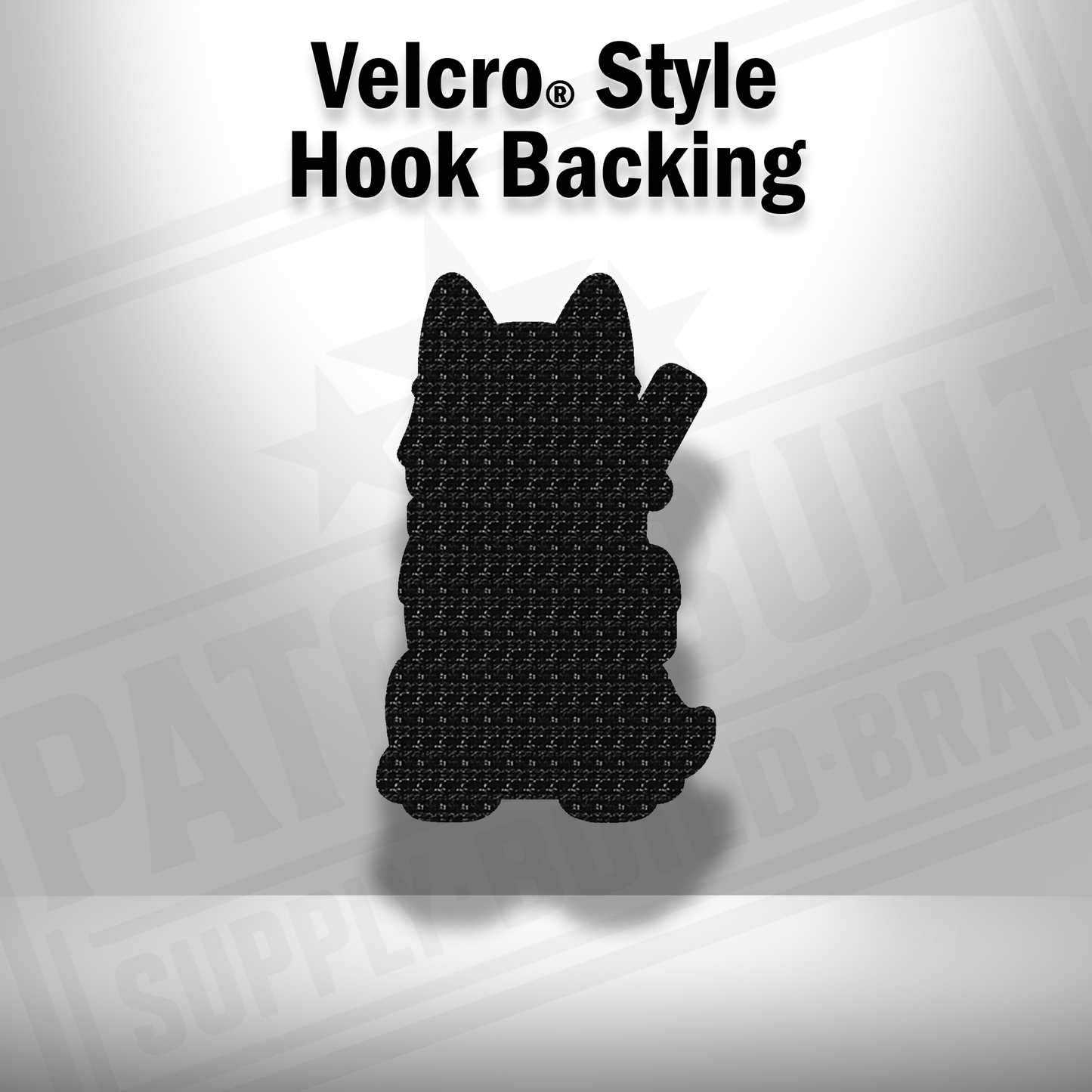Tactical Husky Dog Patch – Leatherette Morale Patch