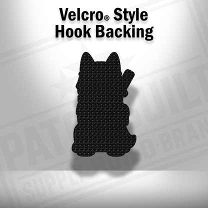 Tactical Husky Dog Patch – Leatherette Morale Patch
